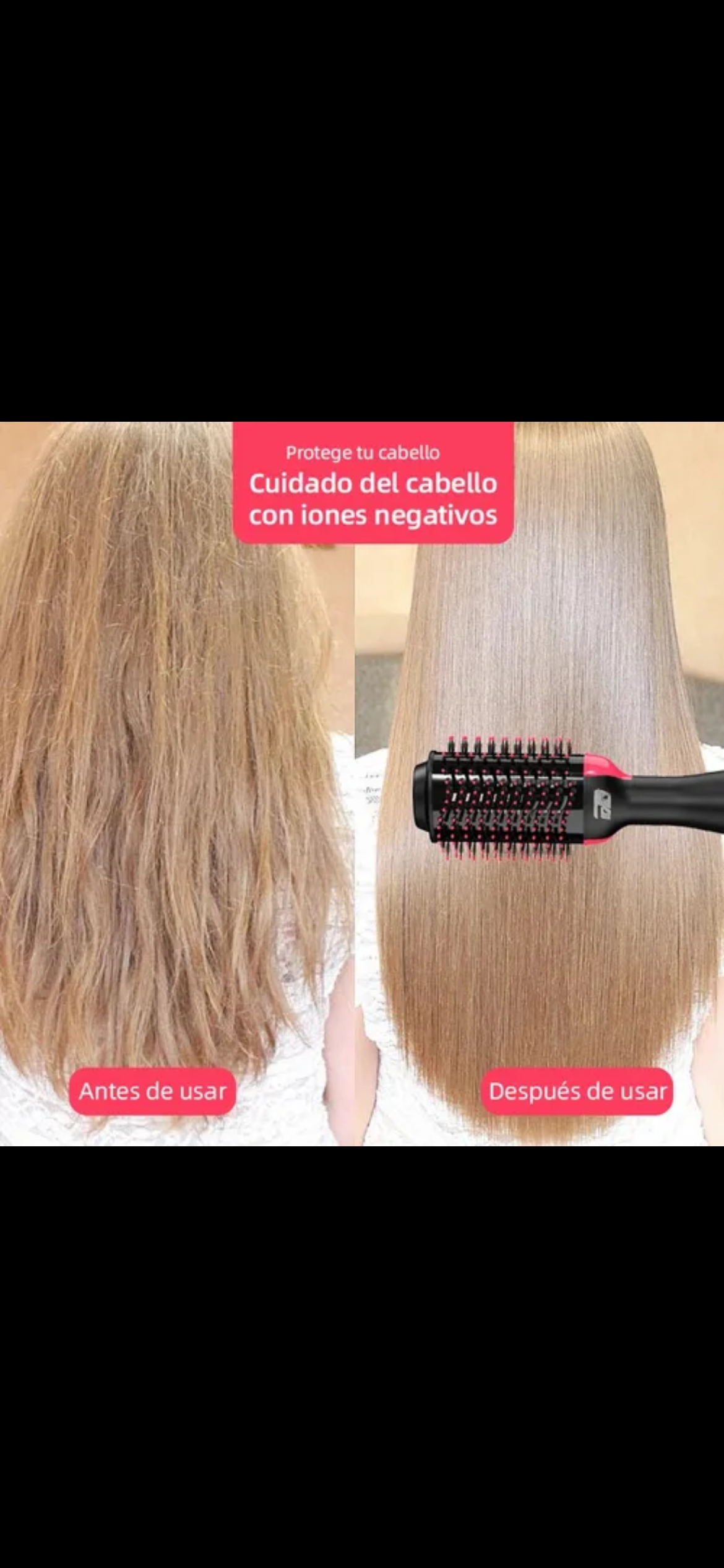 Cepillo, secador, alisador